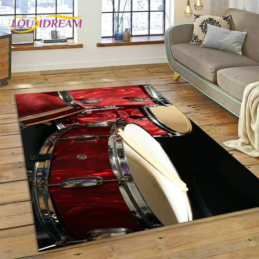 Musical Instrument Online - Tappeto 3D per Batteria, Set Supporto