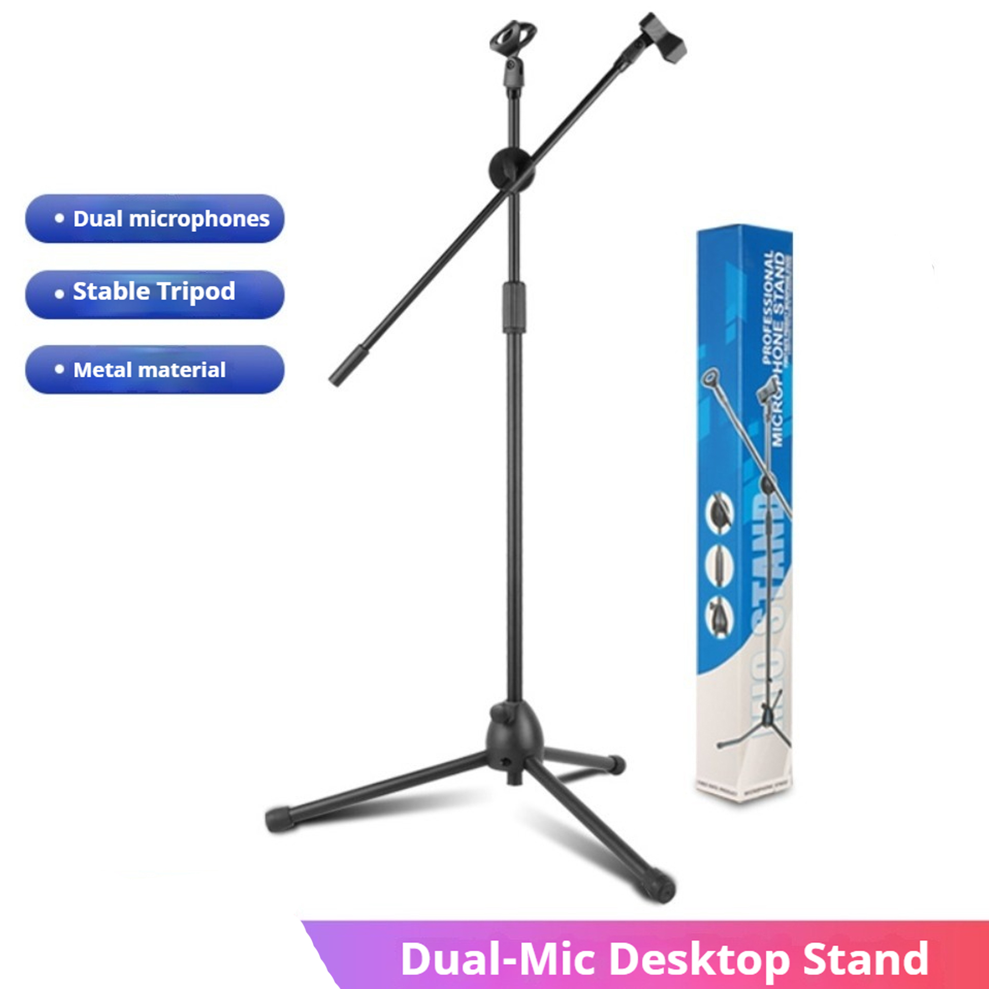 Musical Instrument Craft - Supporto da pavimento per microfono con