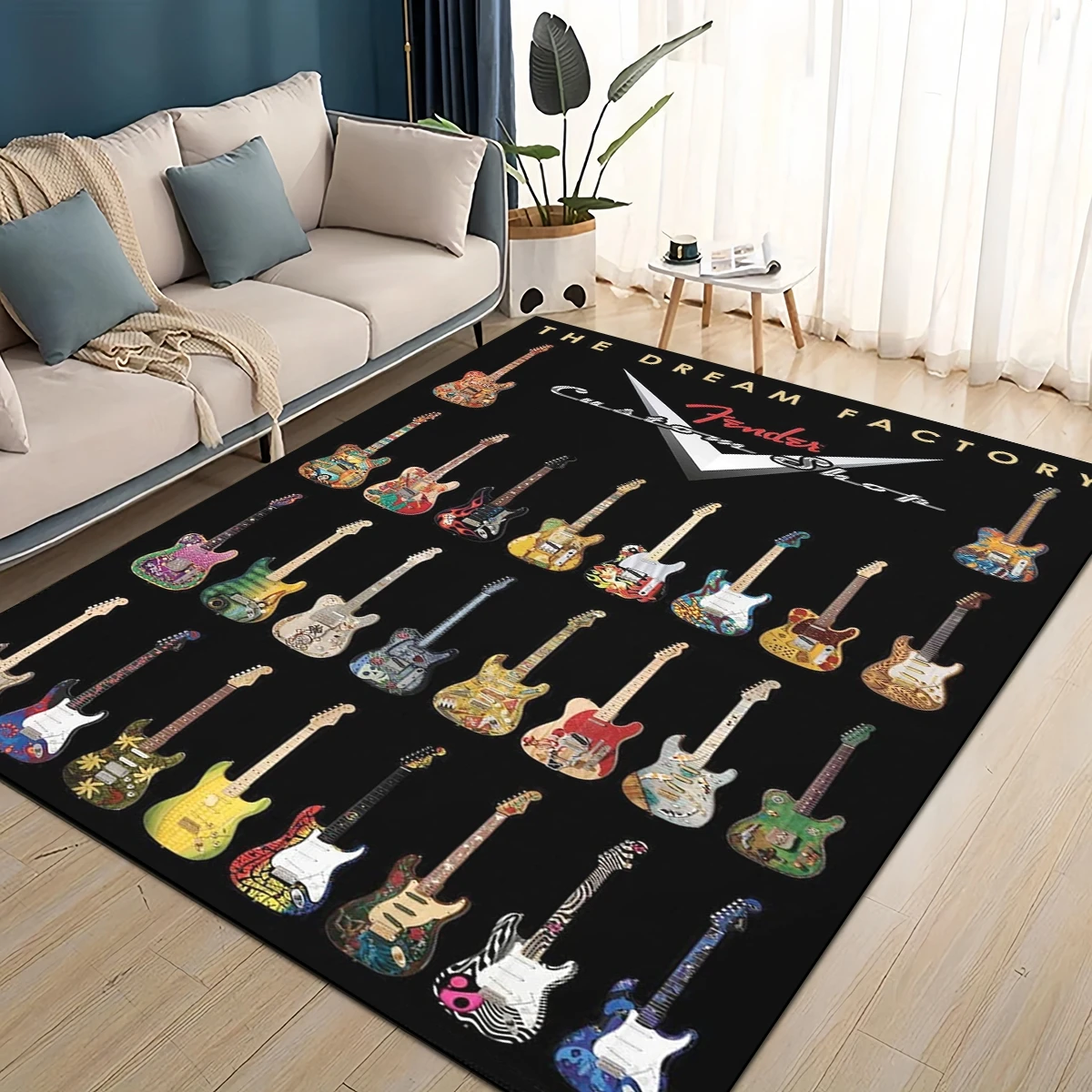 Musical Instrument Online - 3D Retro Fender logo Strumenti per