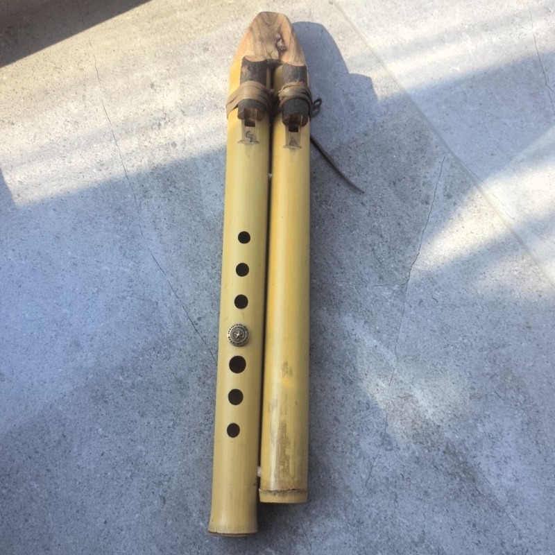 Musical Instrument Indian - Flauto a doppio tubo GA fatto