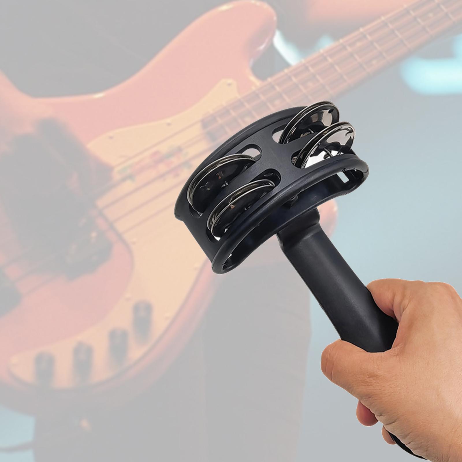 Musical Instrument Rattle - Tamburello Professionale Portatile 10cm, Mini Strumento