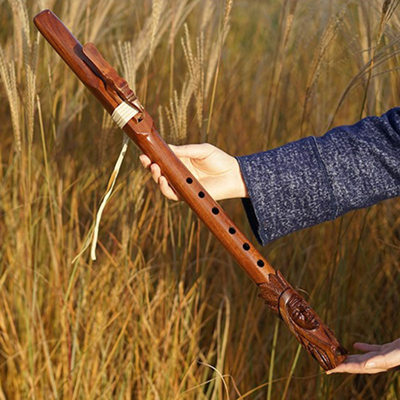 Musical Instrument Indian - Flauto indiano in legno Flauto da