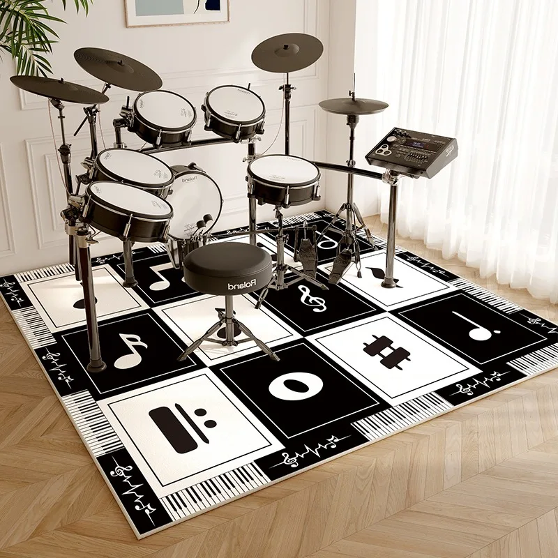 Musical Instrument Online - Tappeto per batteria Tappetino antiscivolo insonorizzato