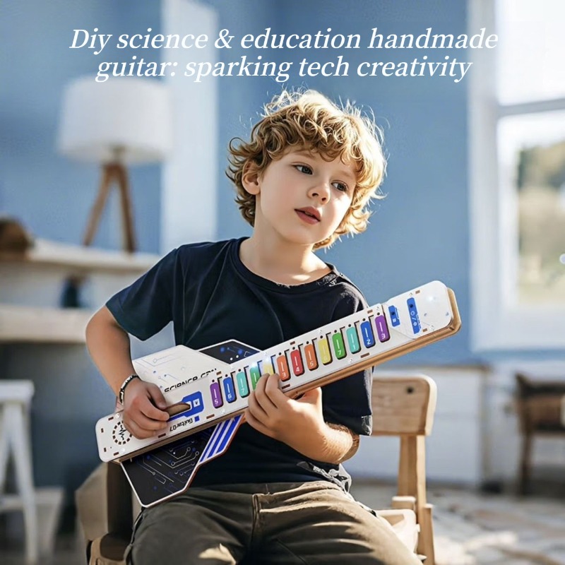 Musical Instrument Diy For Kids - Kit per chitarra elettrica senza corde