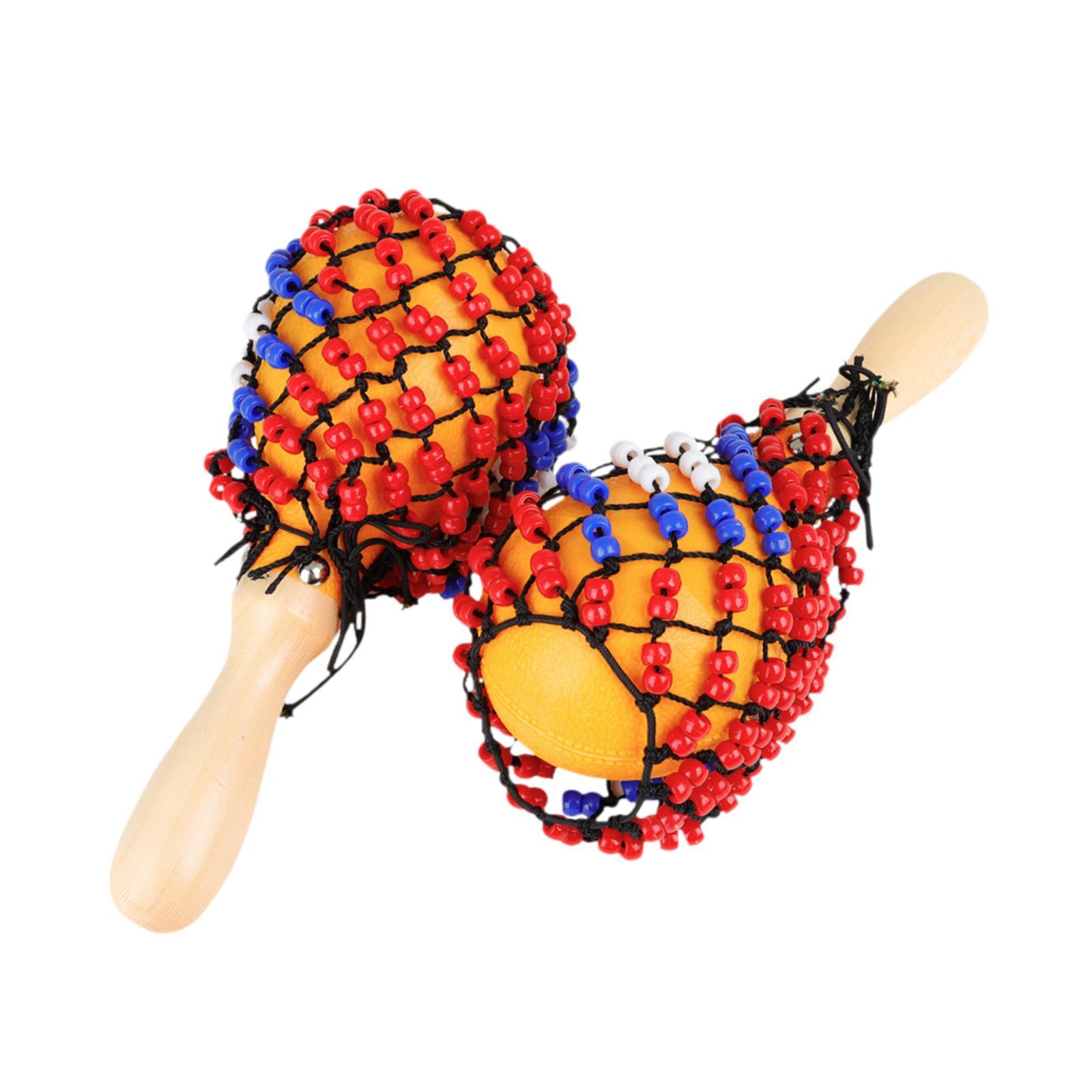Musical Instrument Net - 2x Maracas in legno Martelli per
