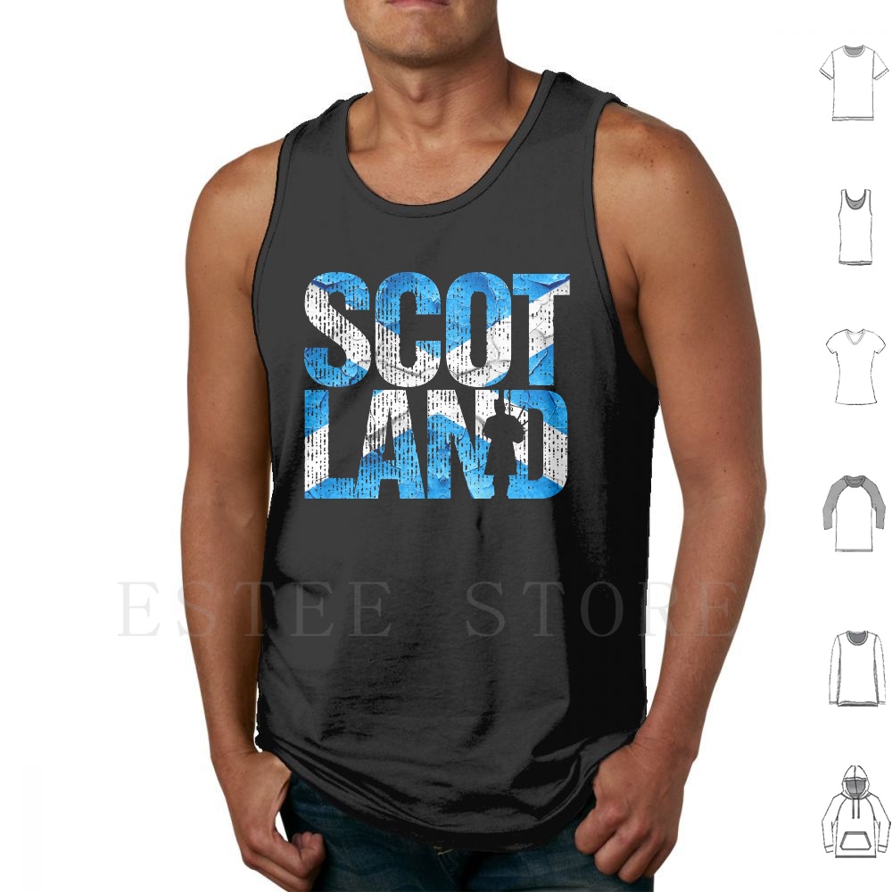 Musical Instrument In Scotland - Scozia Pride Canotte Gilet Festival Kilt