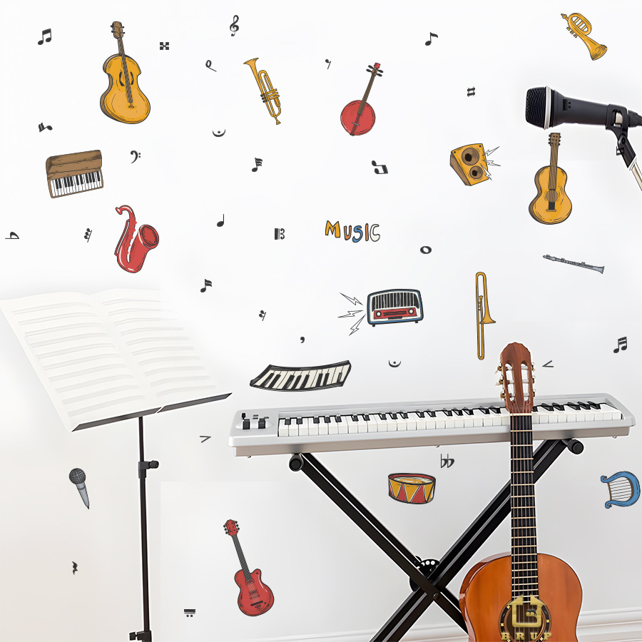 Adesivo da parete per strument - Musical Instrument Diy For Kids recensione e prezzo