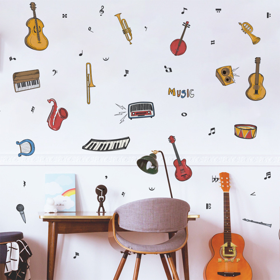 Adesivo da parete per strument - Musical Instrument Diy For Kids recensione e prezzo