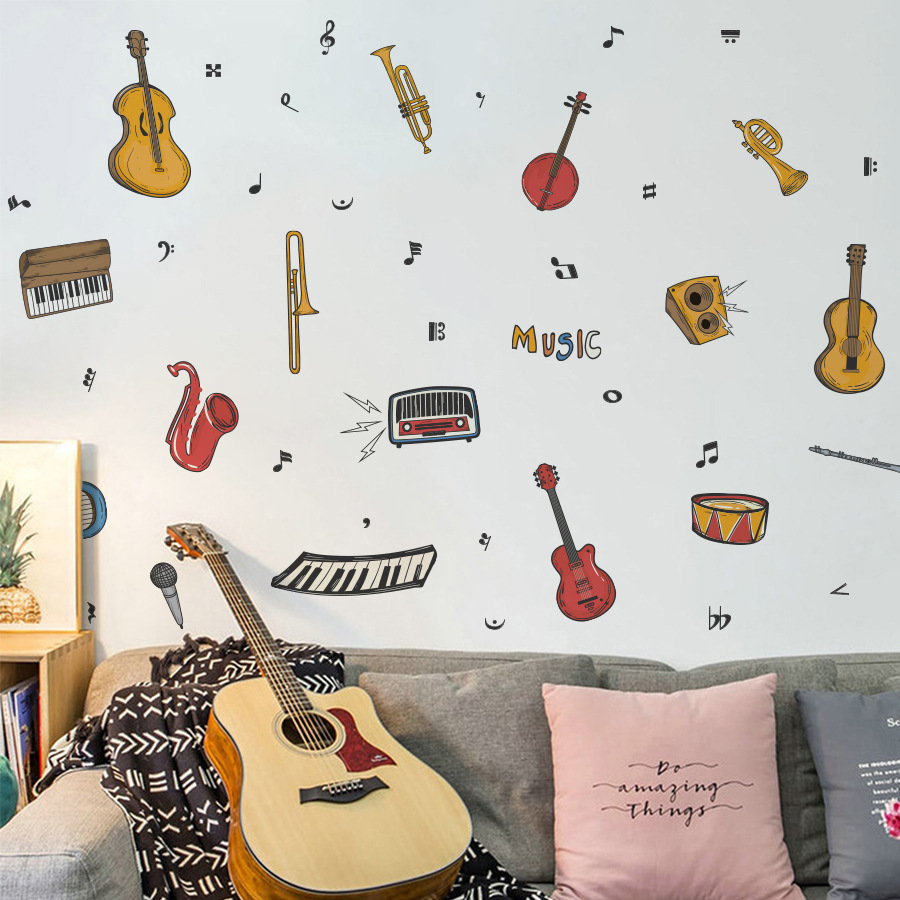 Adesivo da parete per strument - Musical Instrument Diy For Kids recensione e prezzo