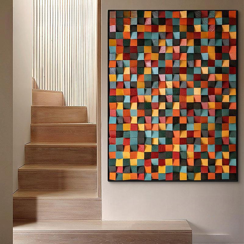 Arte da parete in legno a mosa - Musical Instrument Image recensione e prezzo
