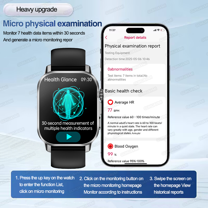 Nuovo Smartwatch per la Salute - Musical Instrument Craft recensione e prezzo