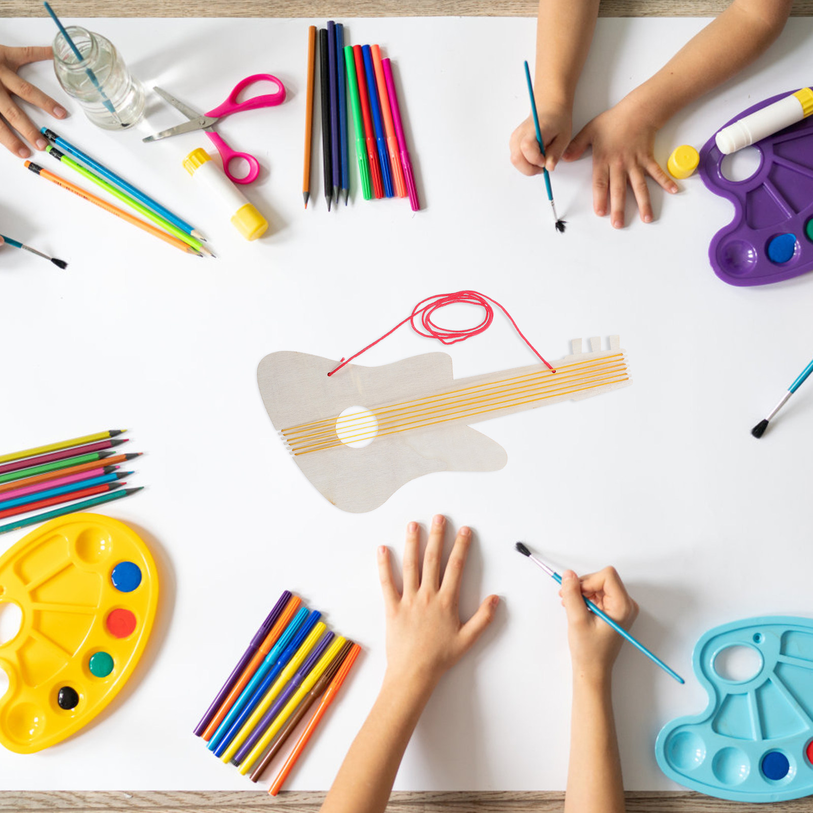 4 Set di Chitarre in Legno Gre - Musical Instrument Diy For Kids recensione e prezzo