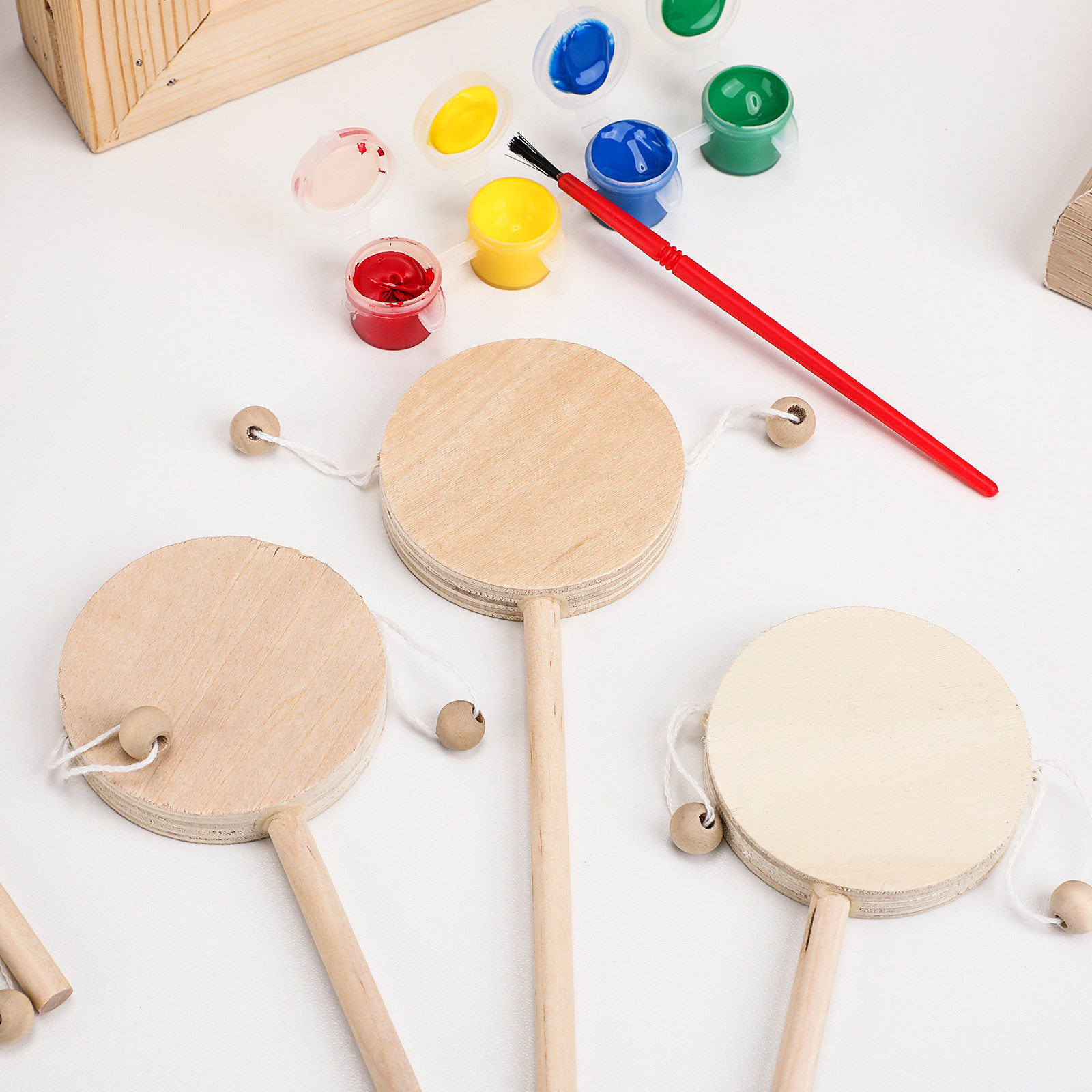 Set di Tamburo Sonaglio in Leg - Musical Instrument Diy For Kids recensione e prezzo