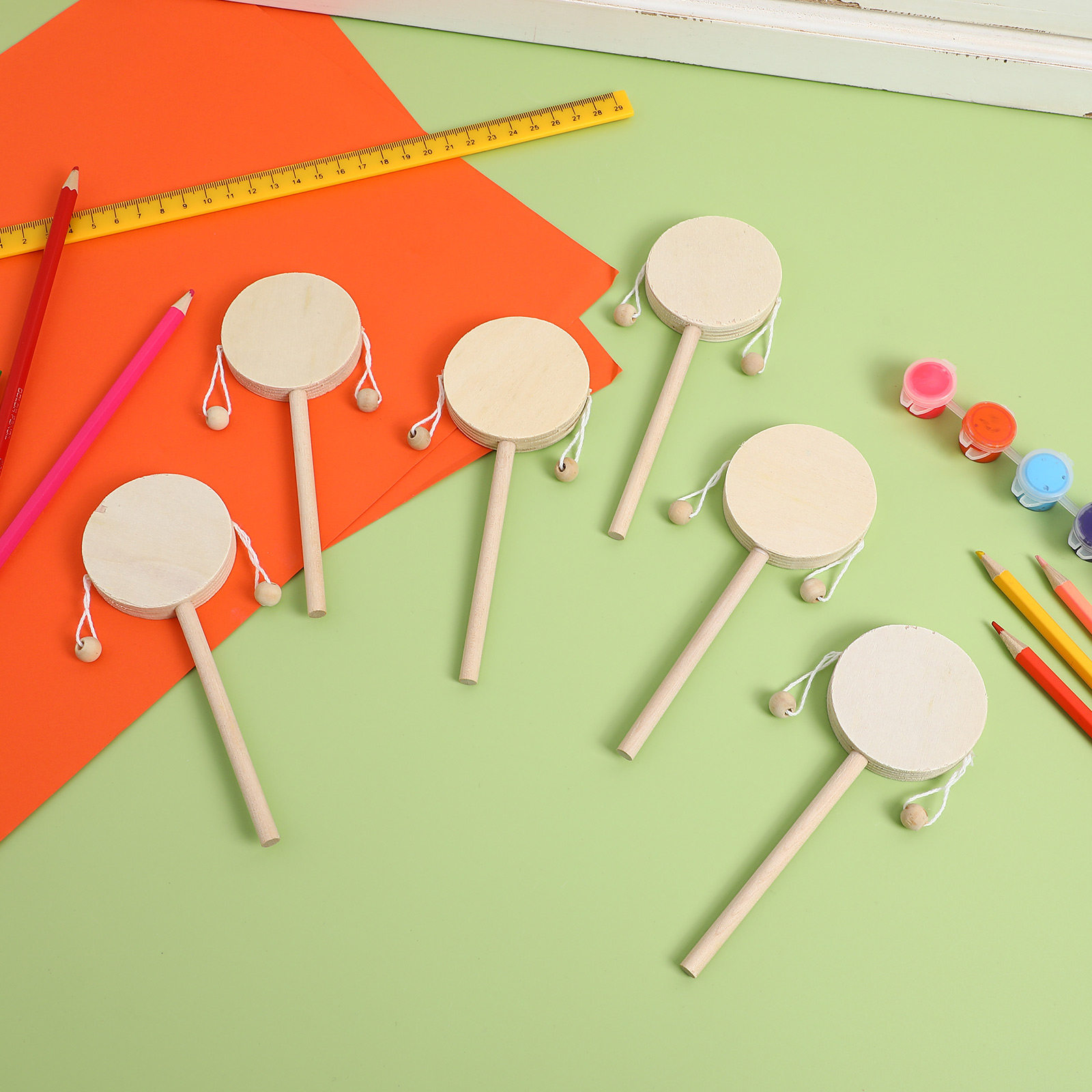 Set di Tamburo Sonaglio in Leg - Musical Instrument Diy For Kids recensione e prezzo