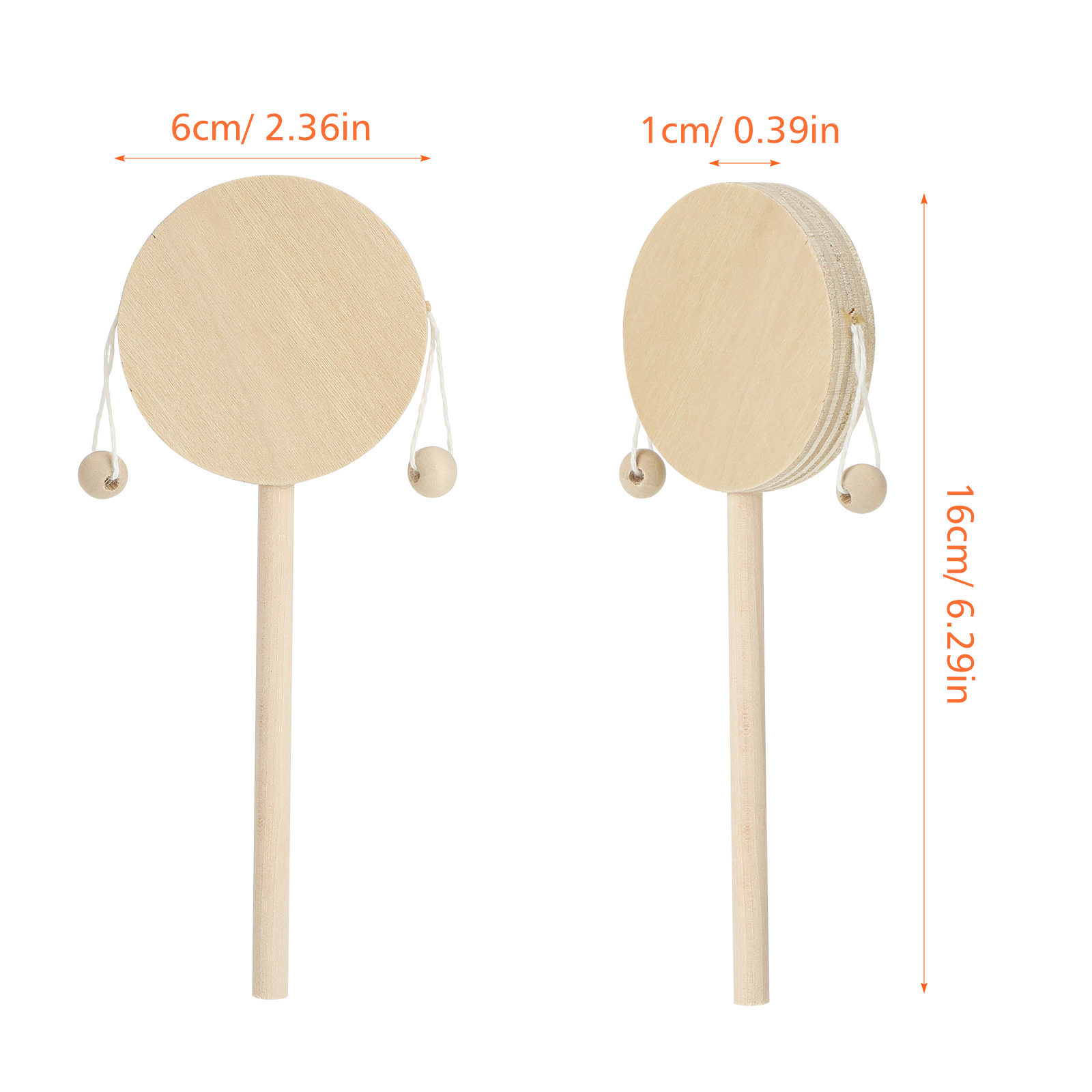 Set di Tamburo Sonaglio in Leg - Musical Instrument Diy For Kids recensione e prezzo