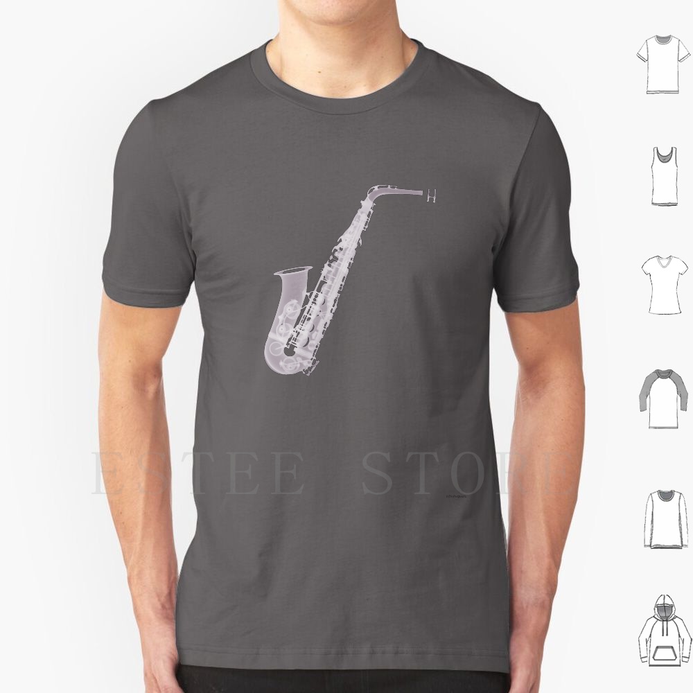 Maglietta Saxophone-X-Ray Fai  - Musical Instrument Image recensione e prezzo