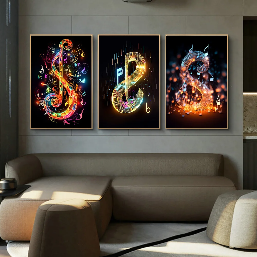 Nota musicale colorata Poster  - Musical Instrument Image recensione e prezzo