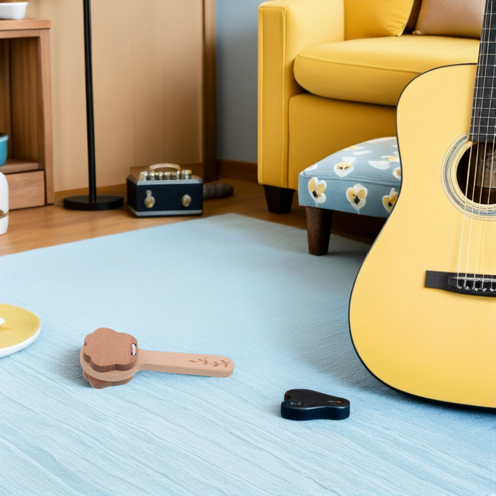 2 Pezzi di Castagnette in Legn - Musical Instrument Rattle recensione e prezzo