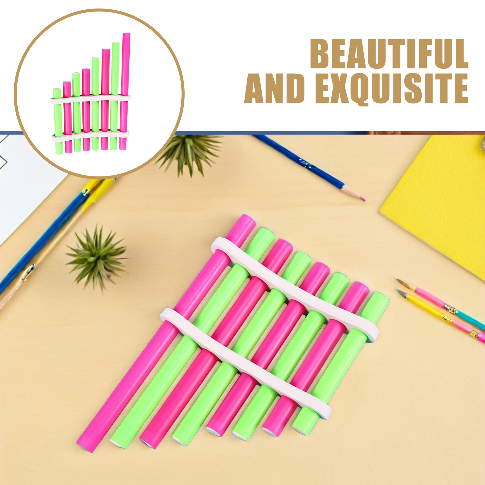 2 set di panpipe fai da te, ki - Musical Instrument Diy For Kids recensione e prezzo