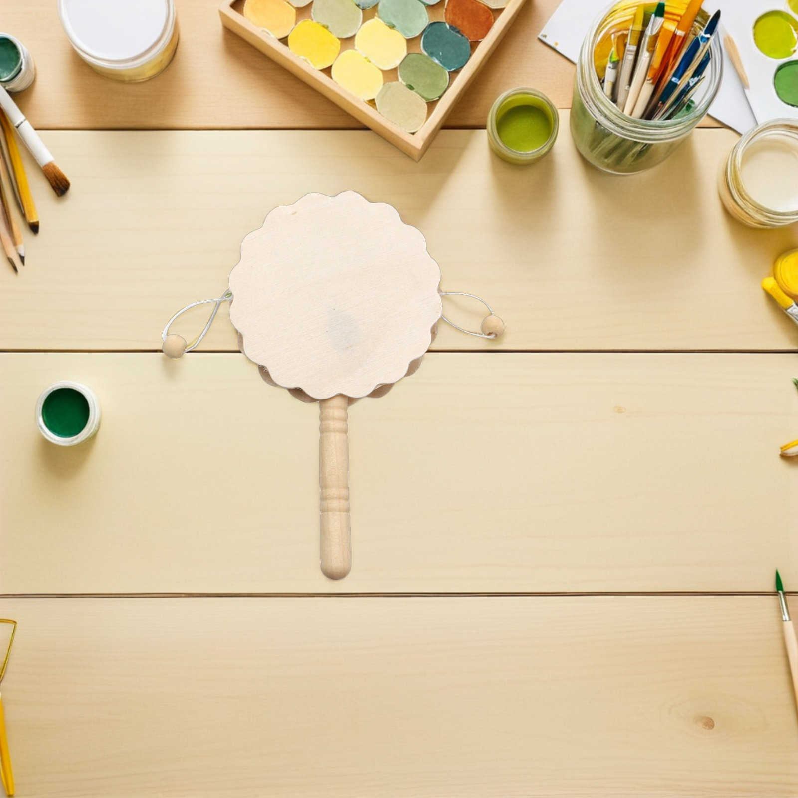 4 Pezzi di Tamburi a Sonaglio  - Musical Instrument Diy For Kids recensione e prezzo