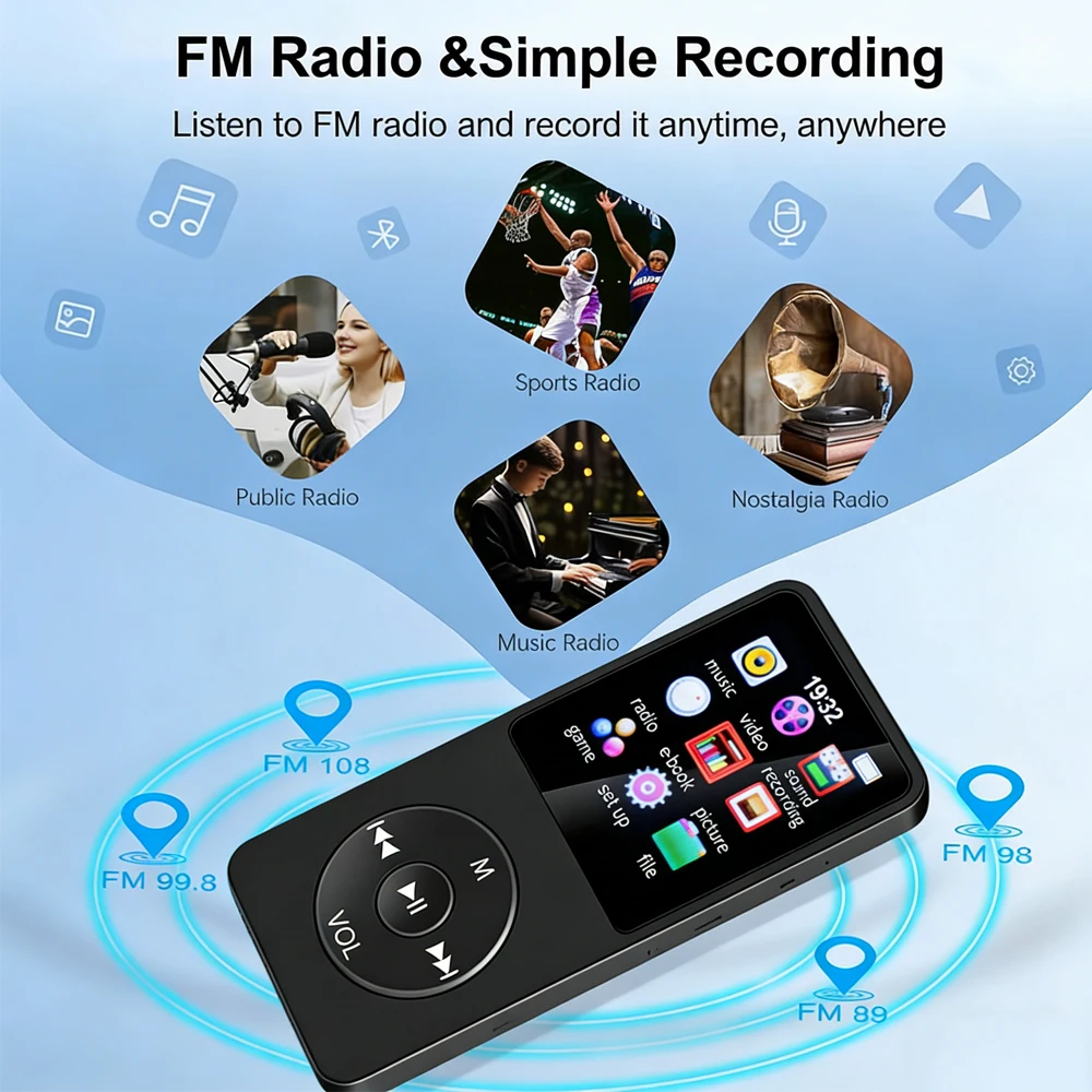 Lettore MP3 Portatile Bluetoot - Musical Instrument Image recensione e prezzo