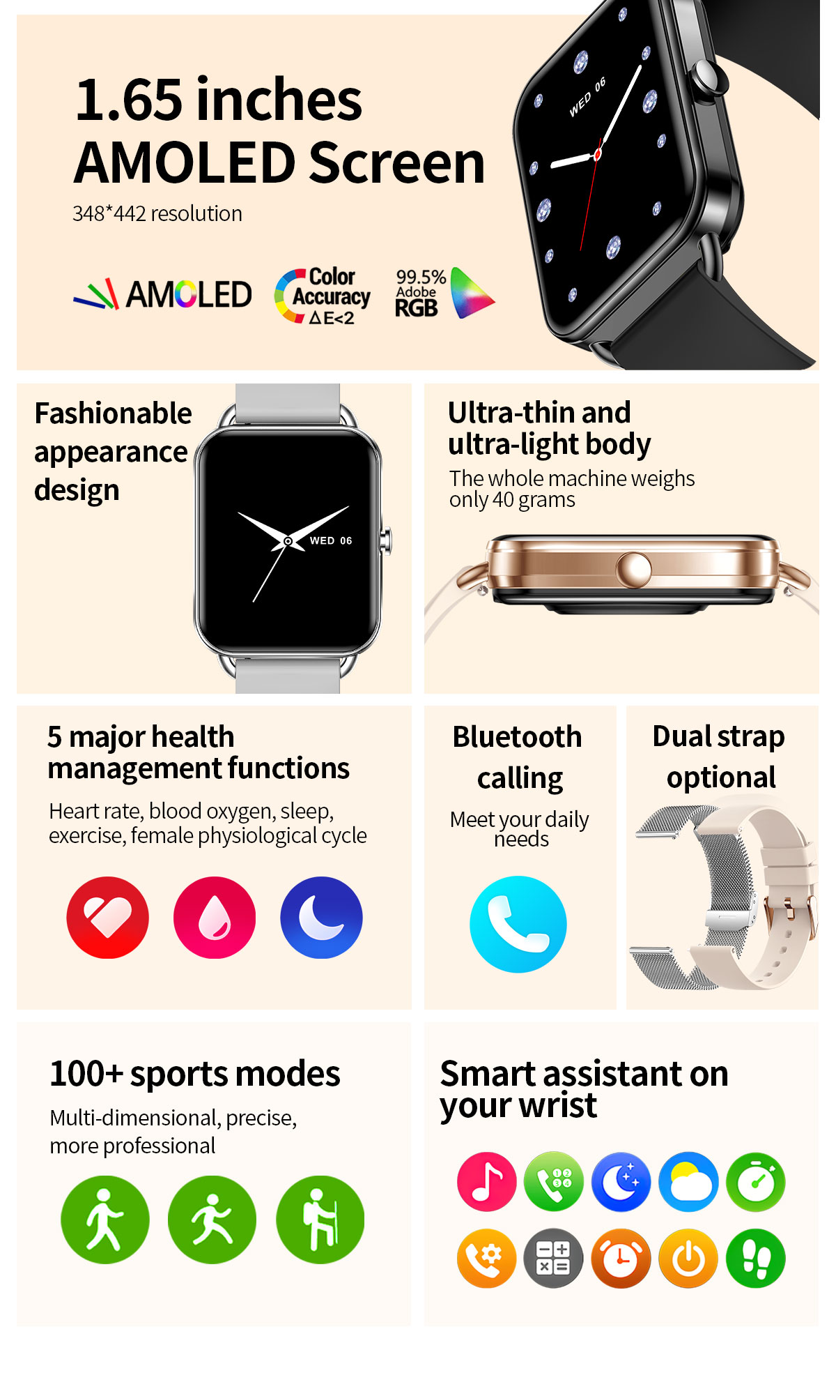2024 Smart Watch Telefono Andr - Musical Instrument Craft recensione e prezzo